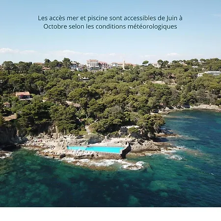 Hoteliere Le Provencal A Giens - Bord De Отель *
